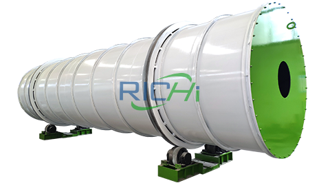 wood pellet production line drum dryer