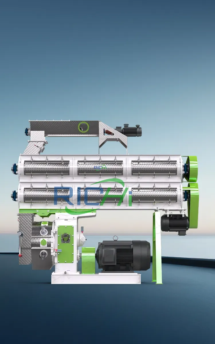 Poultry feed pellet machine (mobile version) background