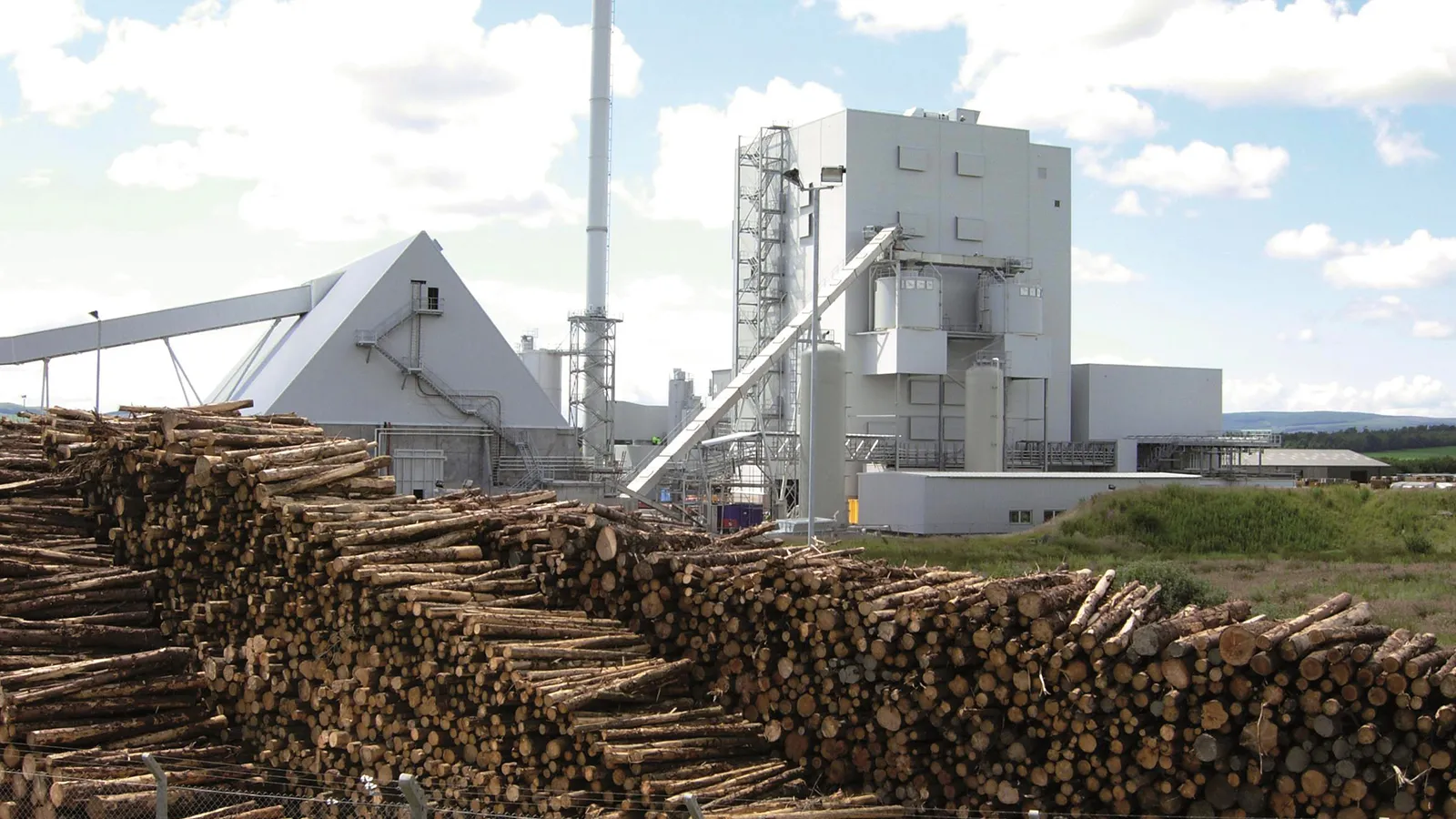 The Wood pellet production line in South Africa