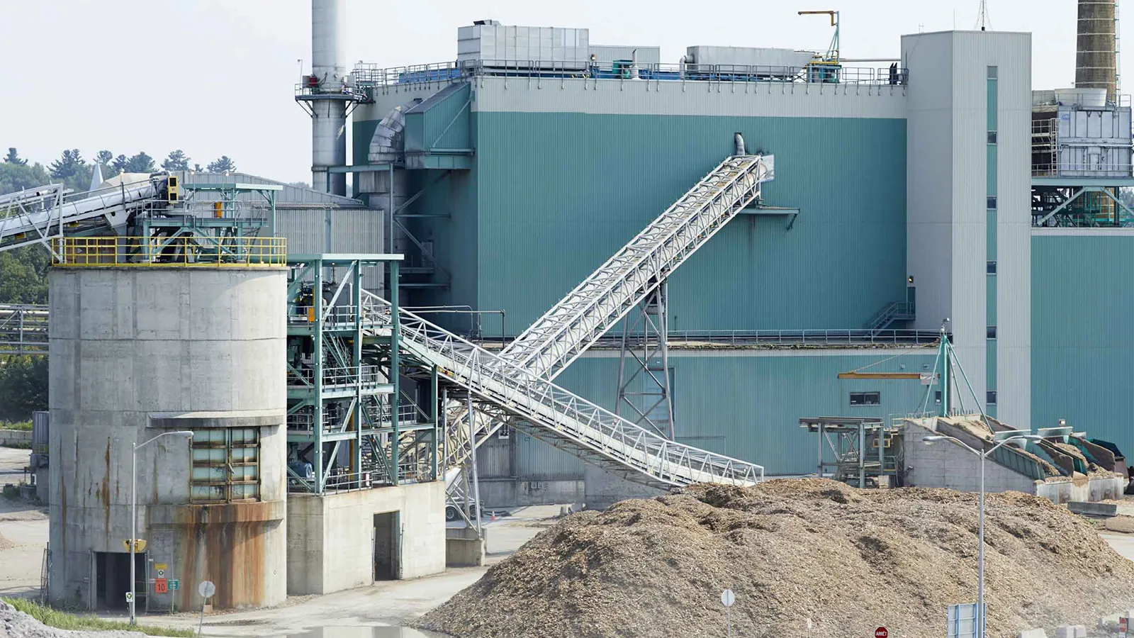 The Wood pellet production line in Turkey