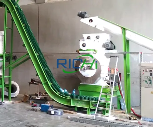 1-1.5 TPH Rice Husk Pellet Machine in Lebanon