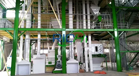 10-12 TPH animal feed production line in USA