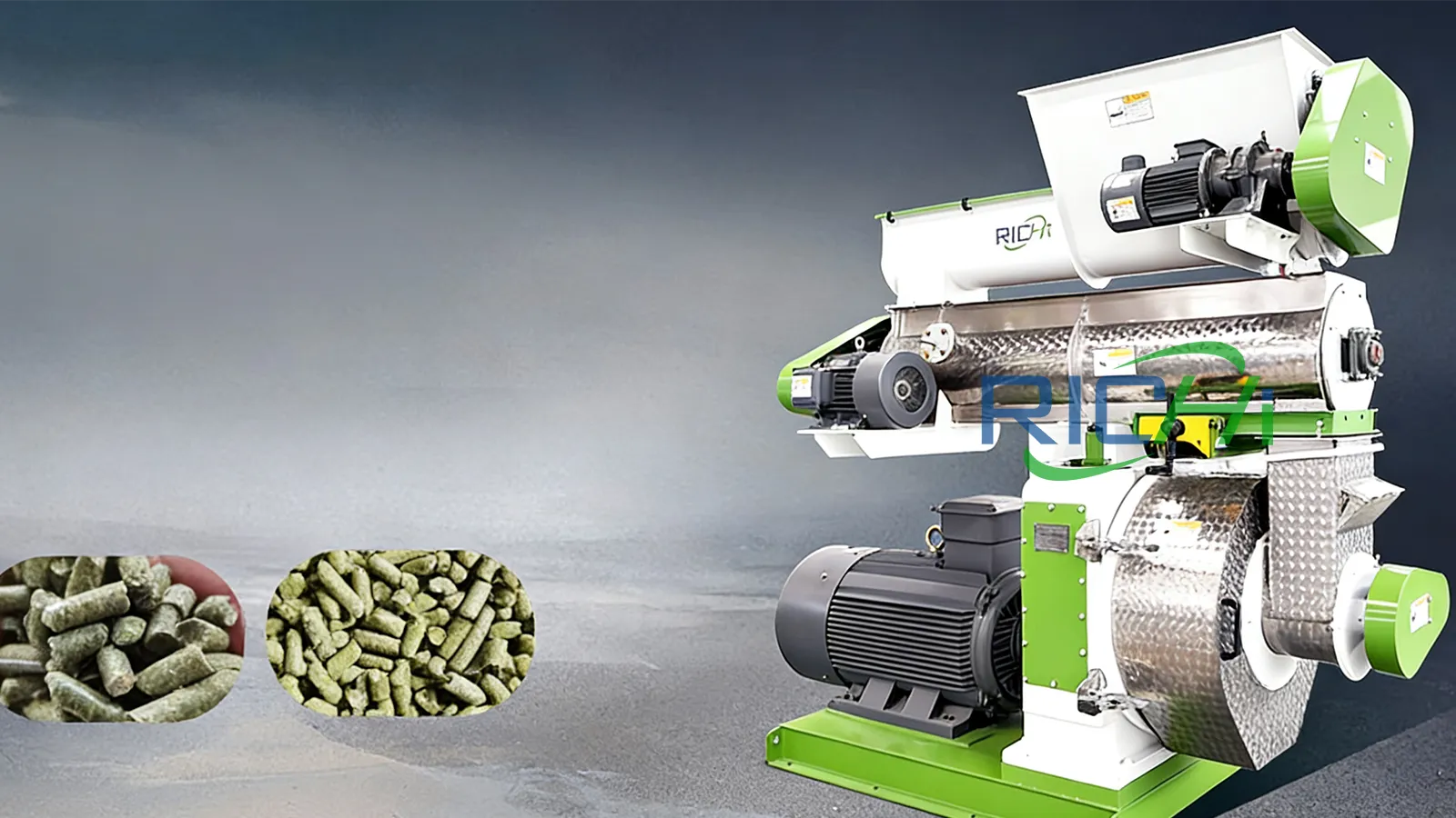 2-10 TPH Alfalfa Pelletizer Machine in Tajikistan