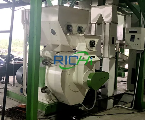 2-2.5 TPH Rice Husk Pellet Machine in Romania