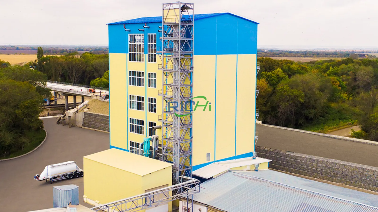 2TPH animal feed pellet production line in Indonesia