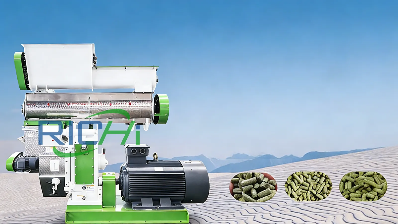 Argentina goat feed pellet making machine using alfalfa as raw material