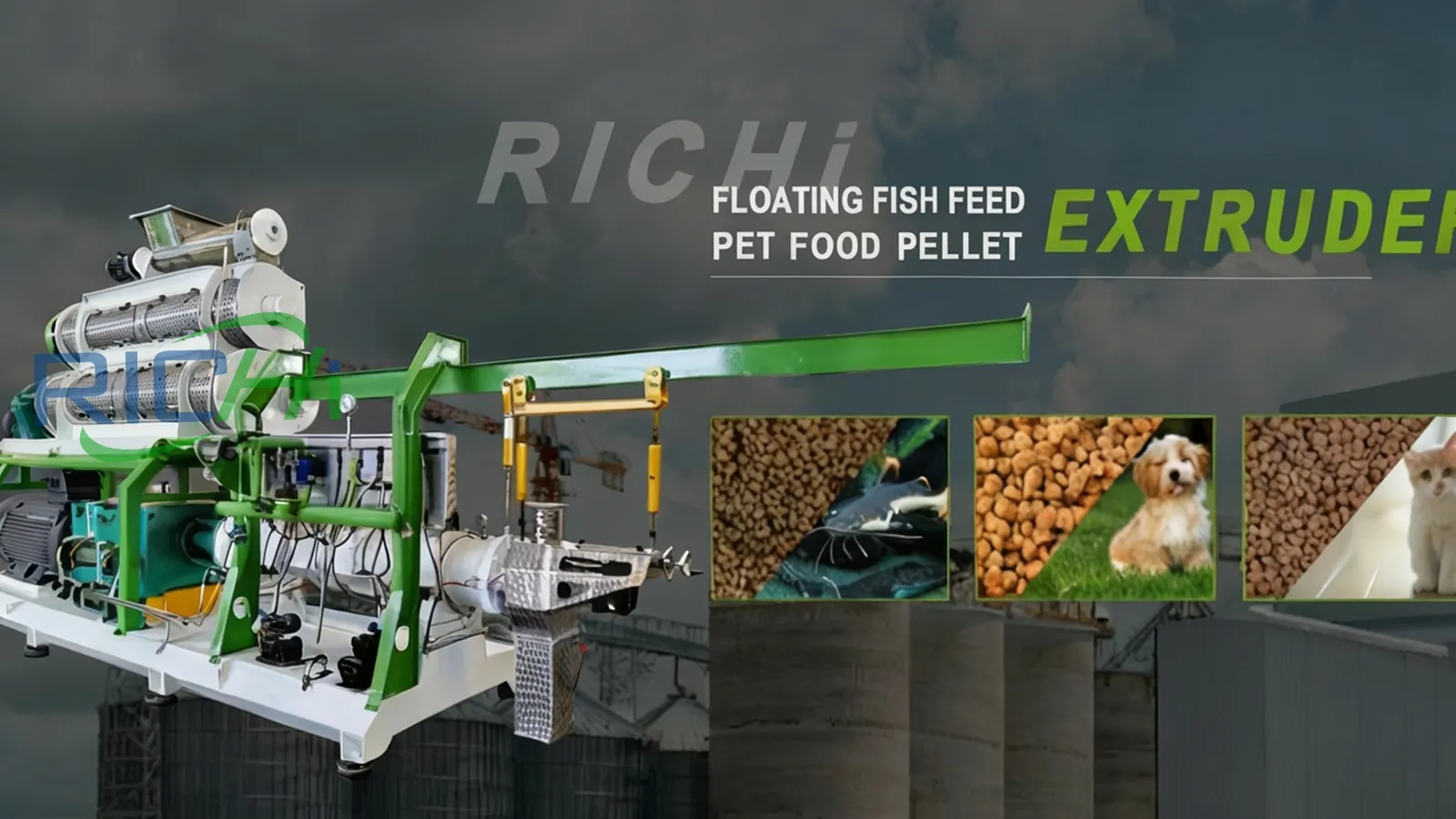 Details of Twin-Screw pet food Extruders