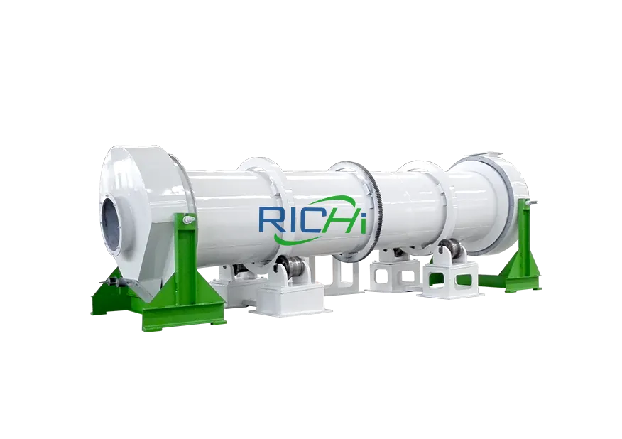 Goat feed production process Drying