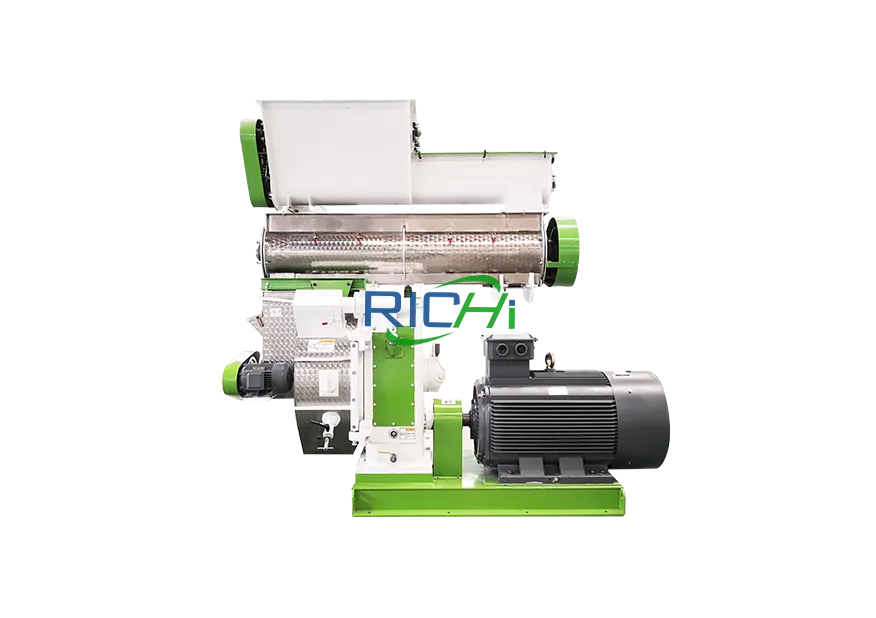 Goat feed production process Pelletizing