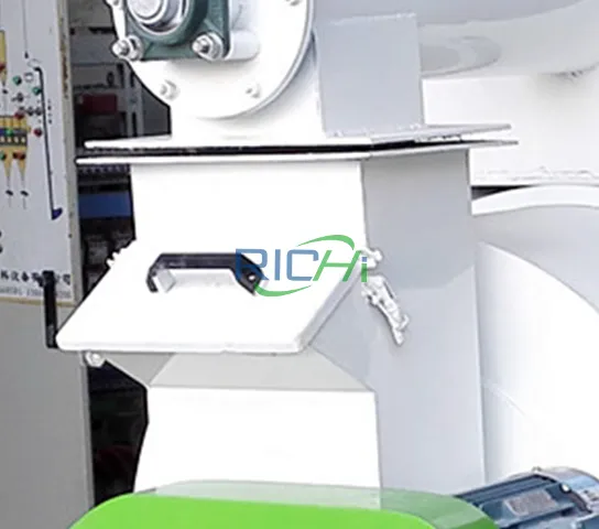 rice husk pellet machine feed chute