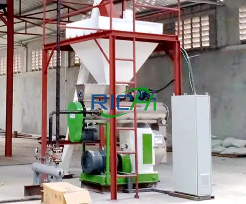 Goat feed pellet making machine in El Salvador