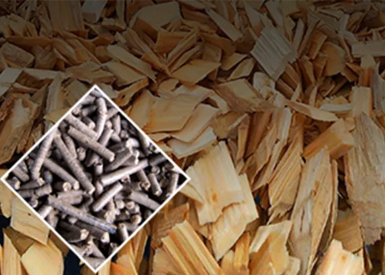 wood chip pellets