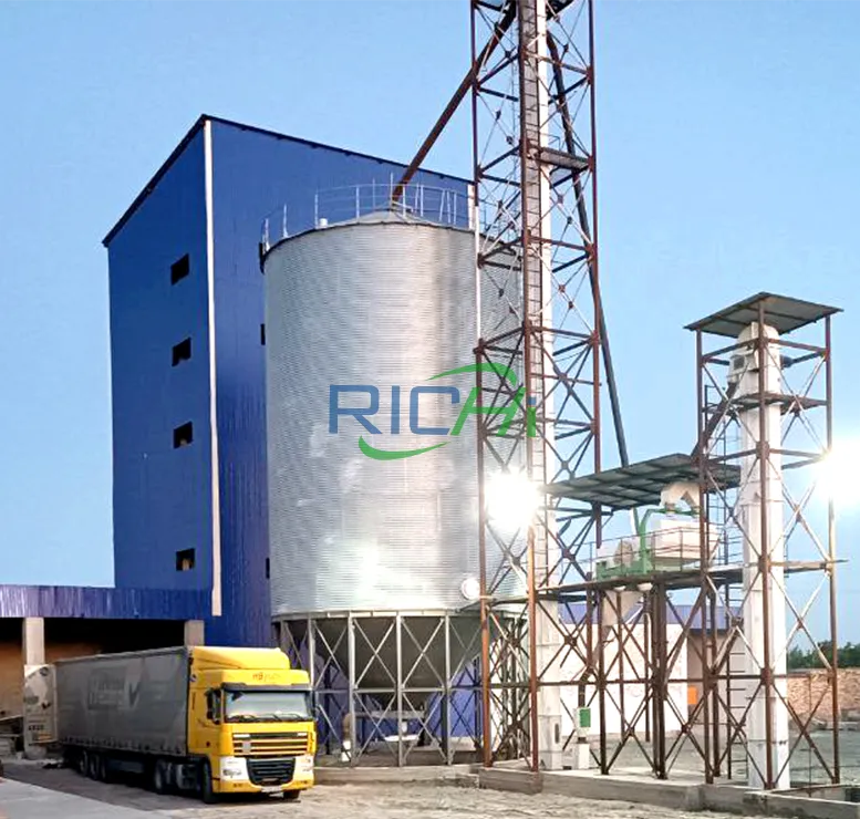 مطحنة علف بسعة 12TPH في أوزبكستان