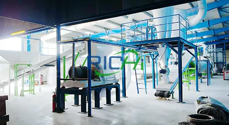 4TPH Biomass Pellet Production Line in Canada