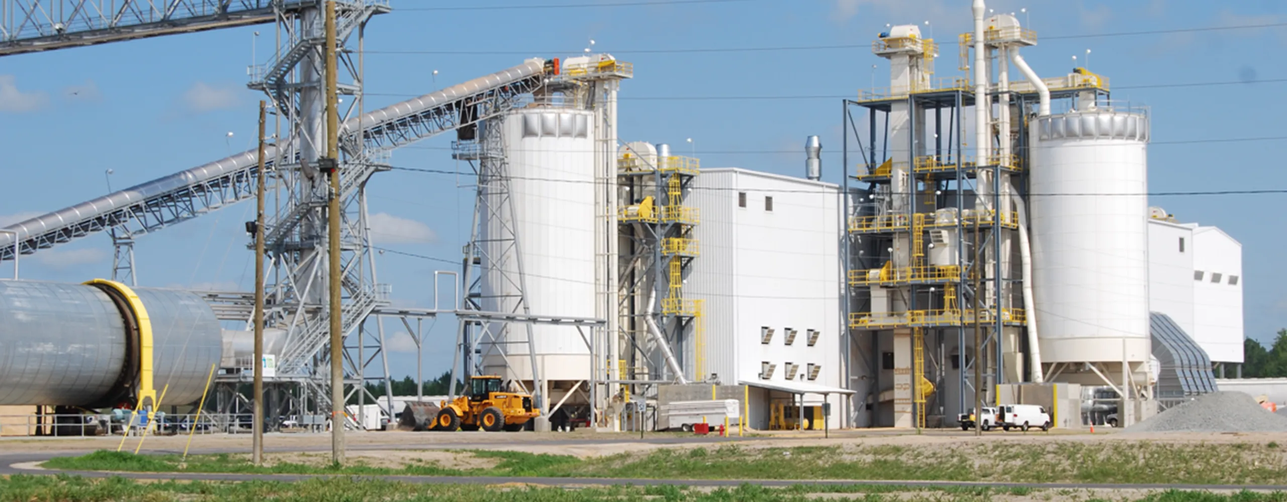 Biomass Pellet Production Line background