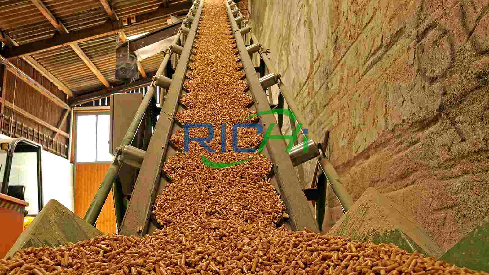 Testing of the biomass pellet production line in Canada